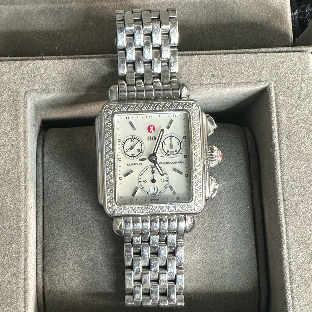 MICHELE Deco Diamond Watch Style MW06A01A1025